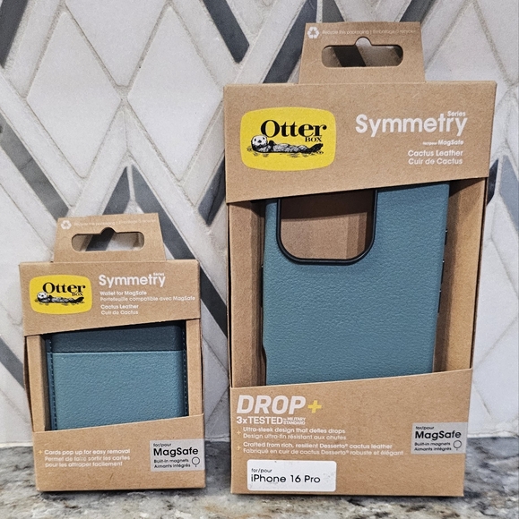 Otterbox iPhone 16 Pro Case + Wallet Sagebrush LOT desserto cactus leather NEW - Picture 8 of 10